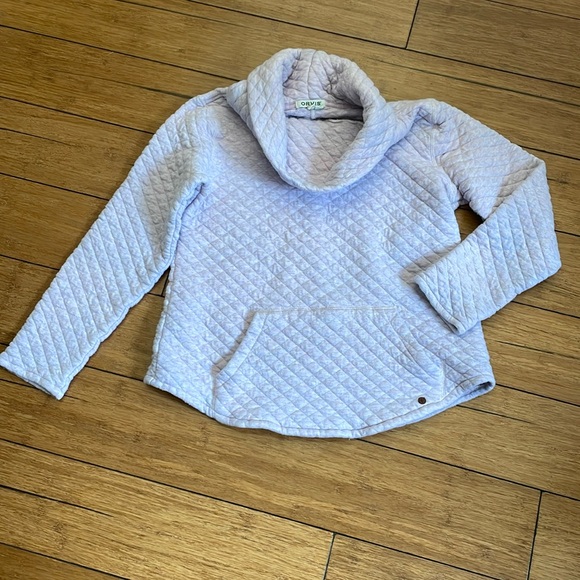 Orvis Sweaters - Orvis quilted pullover. Light lavender size Sm. Long sleeved.